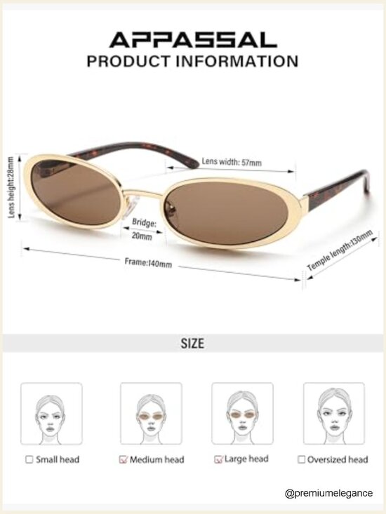 Retro Oval Sunglasses Vintage 90s Wrap Around Unisex